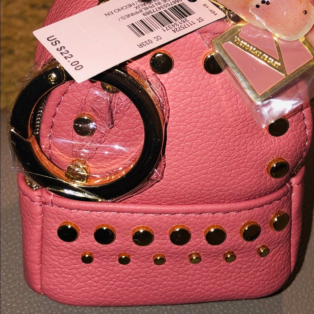 Victoria Secret mini backpack keychain💕